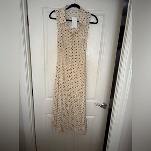 NWT: Mango Polkadot dress (L)
